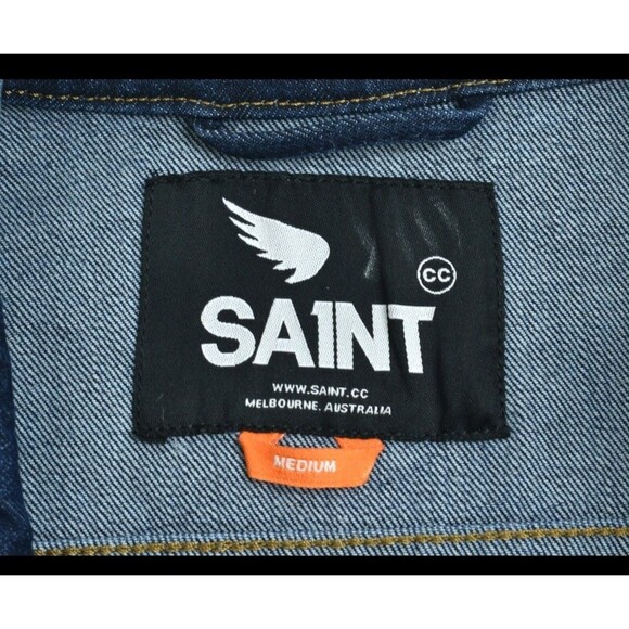 Saint Unbreakable Denim Vest -M- Cotton-Dyneema Blend Blue SA1NT Motorcycle - Picture 5 of 10